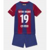 Barcelona Vitor Roque #19 Heimtrikot 2023-24 Kurzarm (+ kurze hosen)